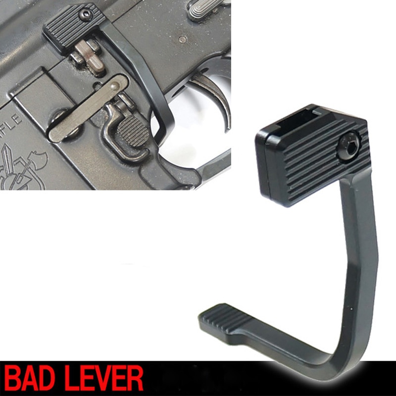 Tactical Enhanced Bad Lever MAP Bolt Catch Extender Release Lever Ambidextrous Mount-On Side Plate 5.56/223