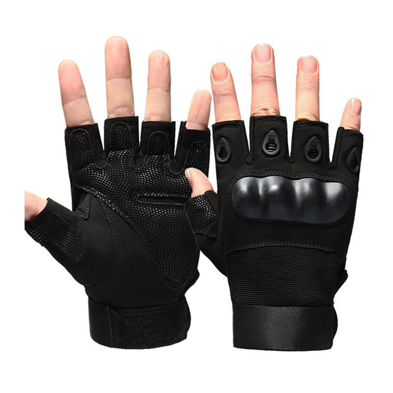 Outdoor Tactical Sports Riding Half-Finger Wear-Resistant Non-Slip Protective Gloves